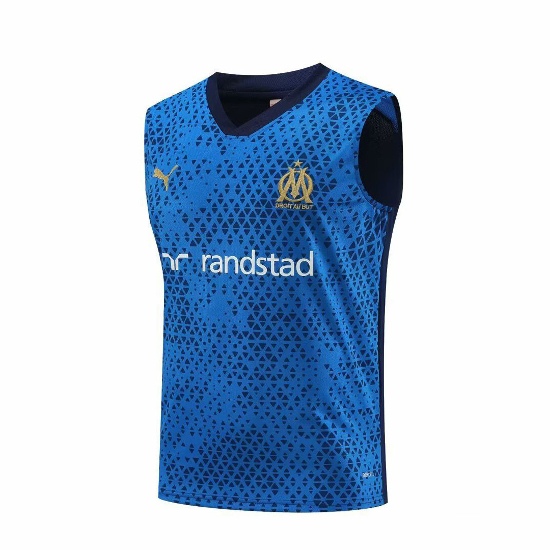 AAA Quality Marseilles 23/24 Blue Vest Jersey